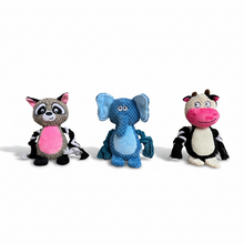 Cuddle Buddies- Plush Dog Toy with Rope Arms & Squeaker